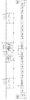 Schwenkhaken-Schloss 241782 / 241781